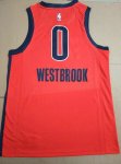 NBA 0 Westbrook OKC Thunder Maillot orange